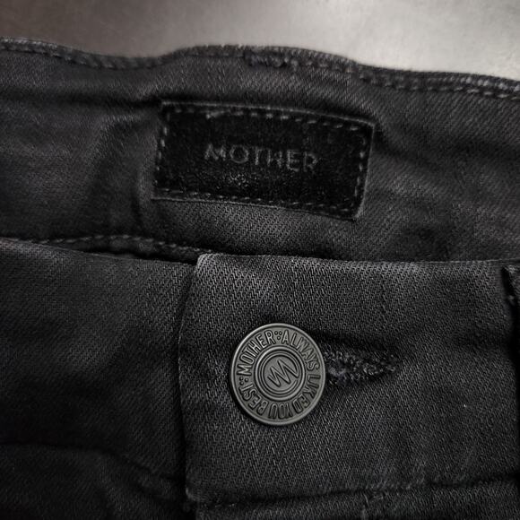 Mother The Pixie Not Guilty Black Jean Size 25 - Picture 3 of 8